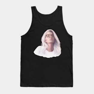 Digital drawing of a girl Tank Top